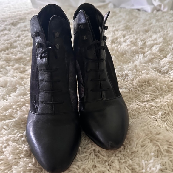 Loeffler Randall Lace Up Mesh Ankle Boot - Size 7 - Picture 14 of 14